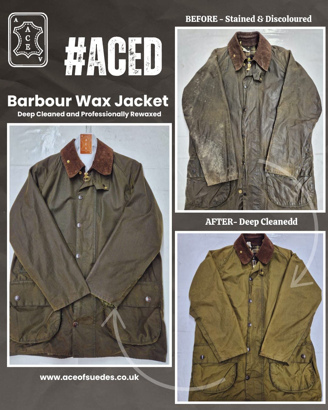 Barbour — Deep Clean & Rewax