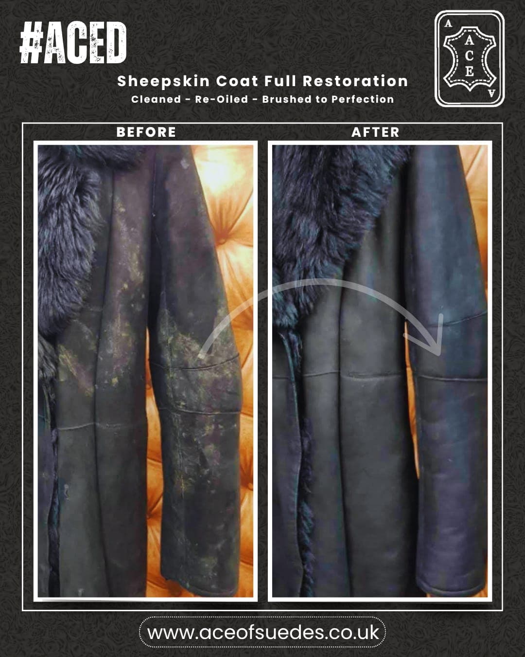 Sheepskin Coat — Full Restoration