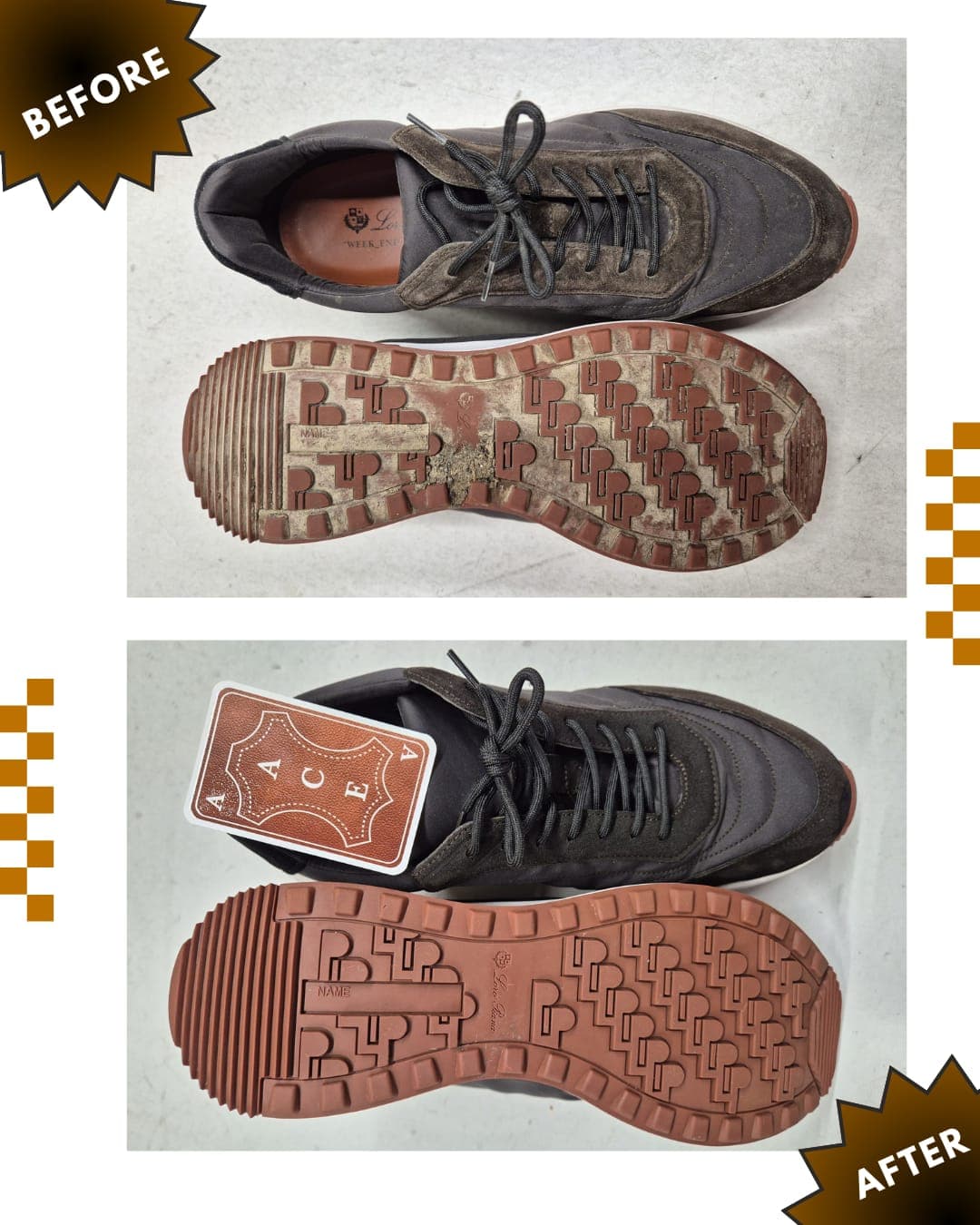 Designer Trainer — Sole Restoration