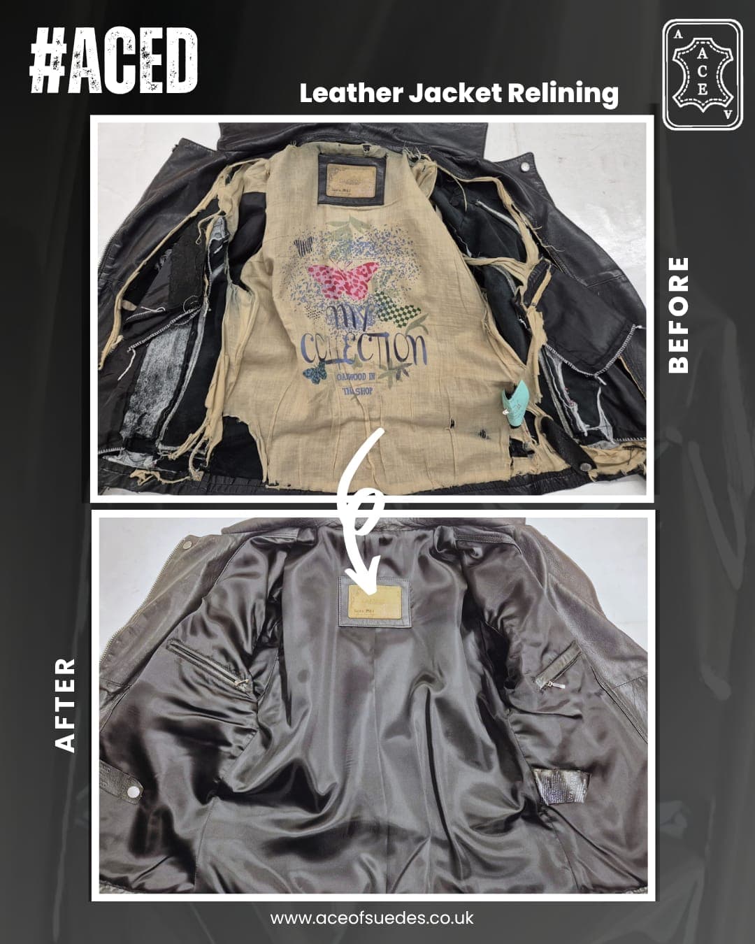 Leather Jacket — Relining