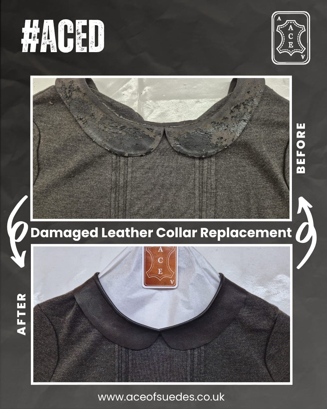 Leather Collar — Replacement
