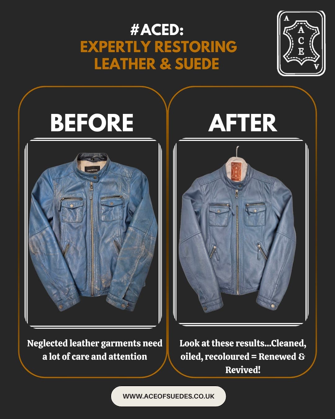 Leather Jacket — Renewed & Revived