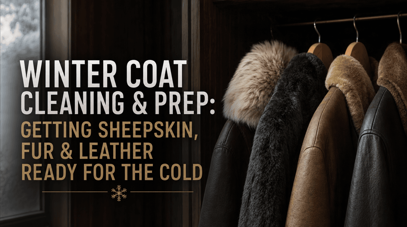 Winter Coat Cleaning & Prep: Getting Sheepskin, Fur & Leather Ready for the Cold
