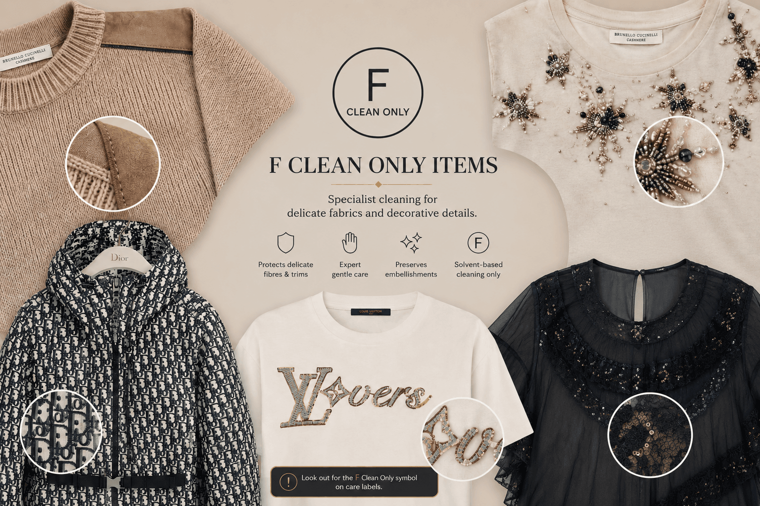 'F' Clean Items