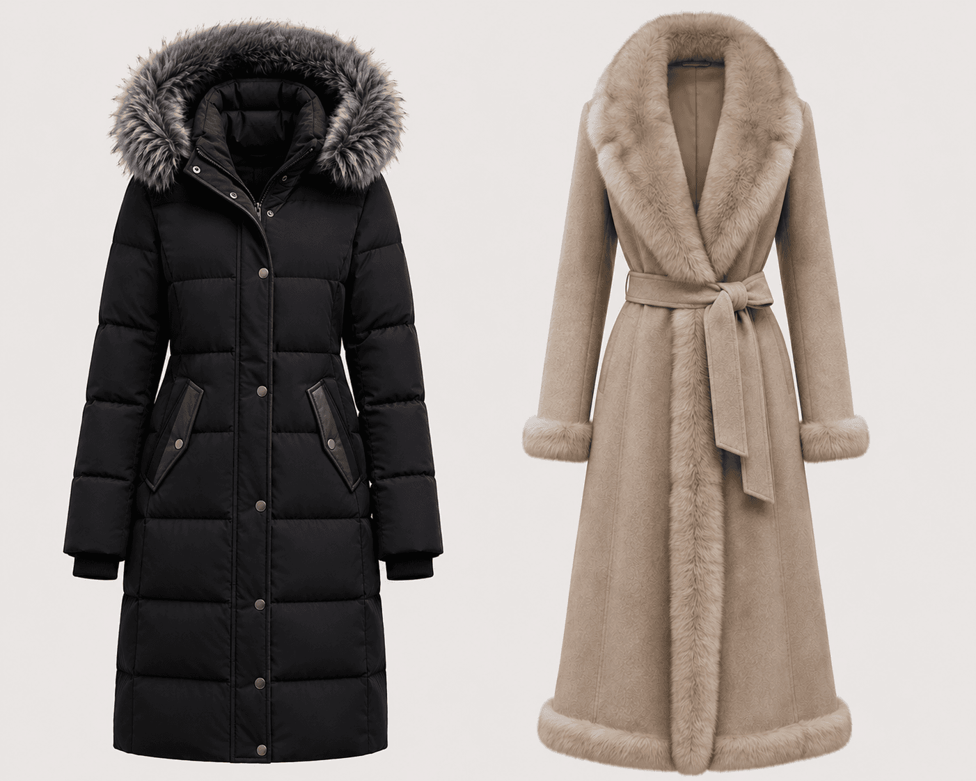 Garments with Leather, Suede or Fur Trim